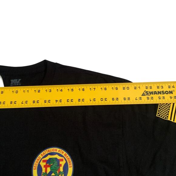 USMC Men's Size L 2nd Battalion 4Th Marines Short Sleeve T-Shirt Brand New - Picture 3 of 16